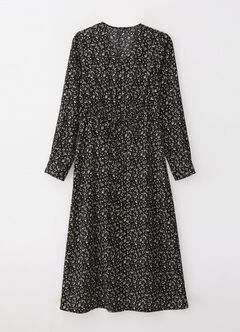 Floral Print V-Neck Maternity & Nursing Dress, , hi-res