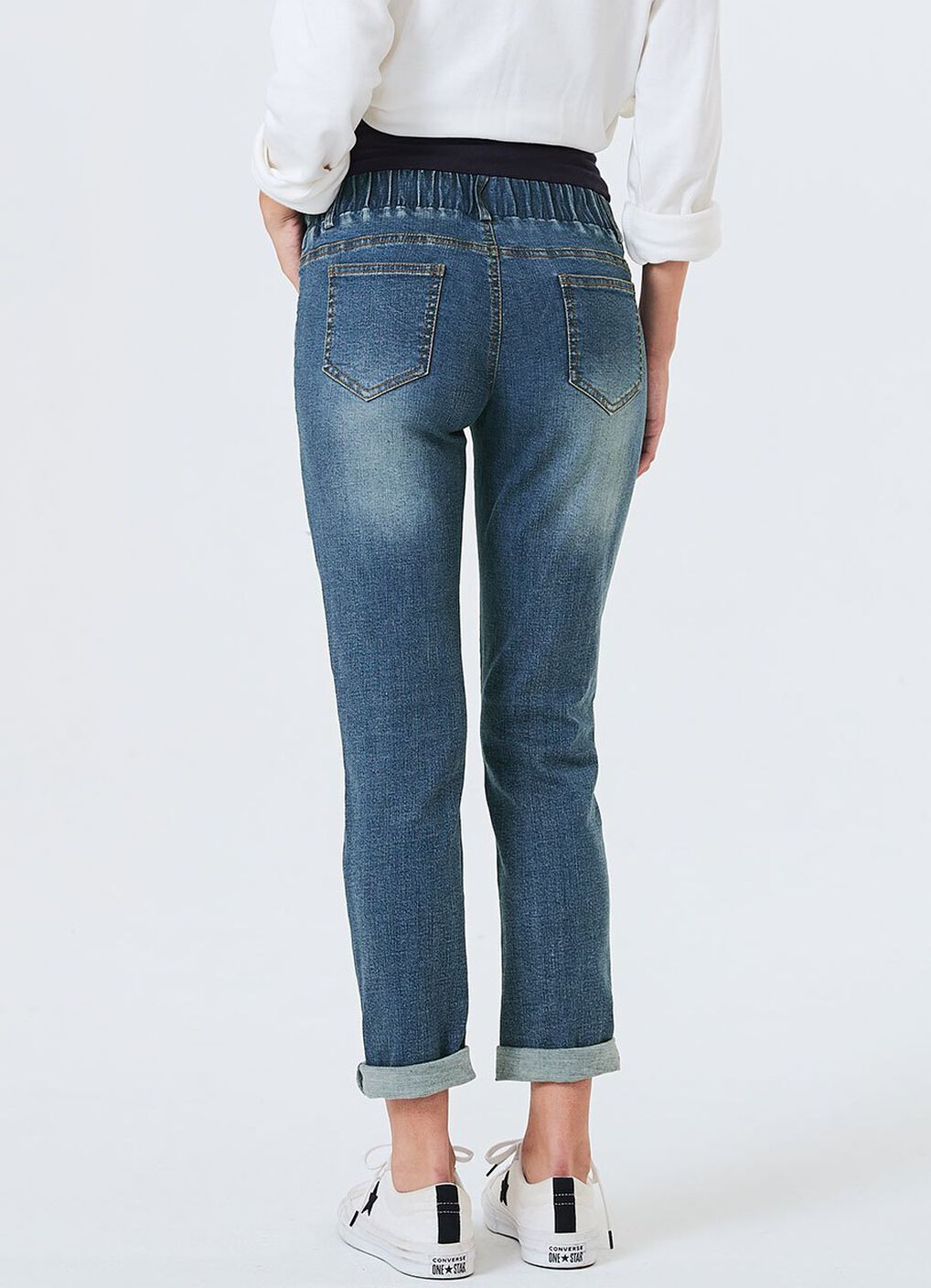 Ripped Detail Maternity Jeans, , hi-res image number 3