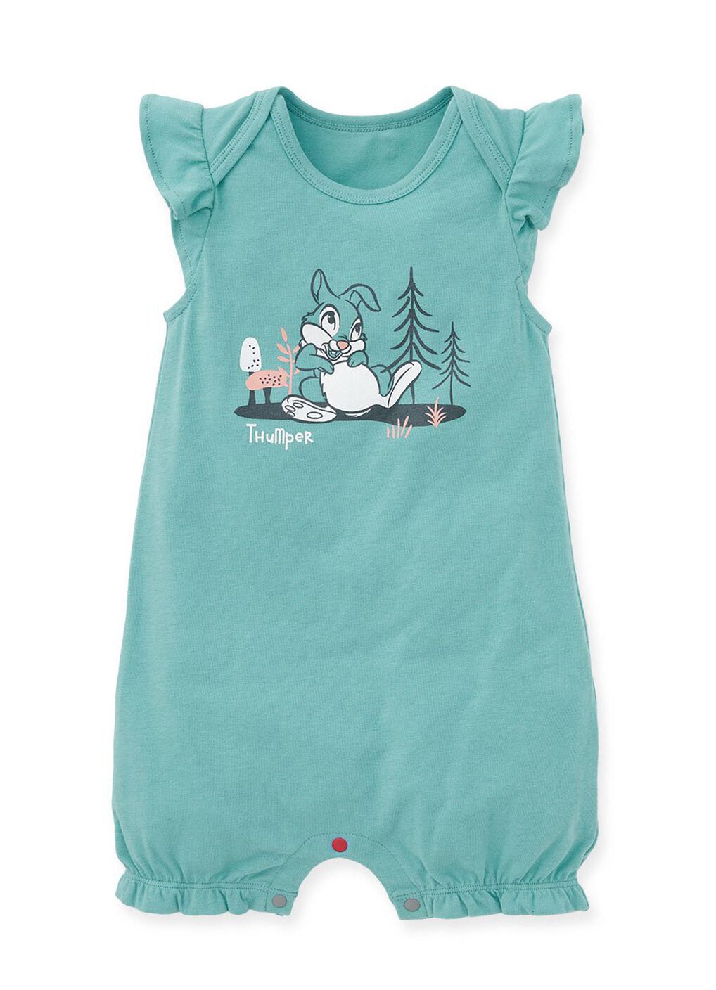 Disney Baby Cotton Ruffle S/L Bodysuit, , hi-res image number 0