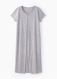 Mickey Dotty Maternity & Nursing Pyjama Dress, , hi-res