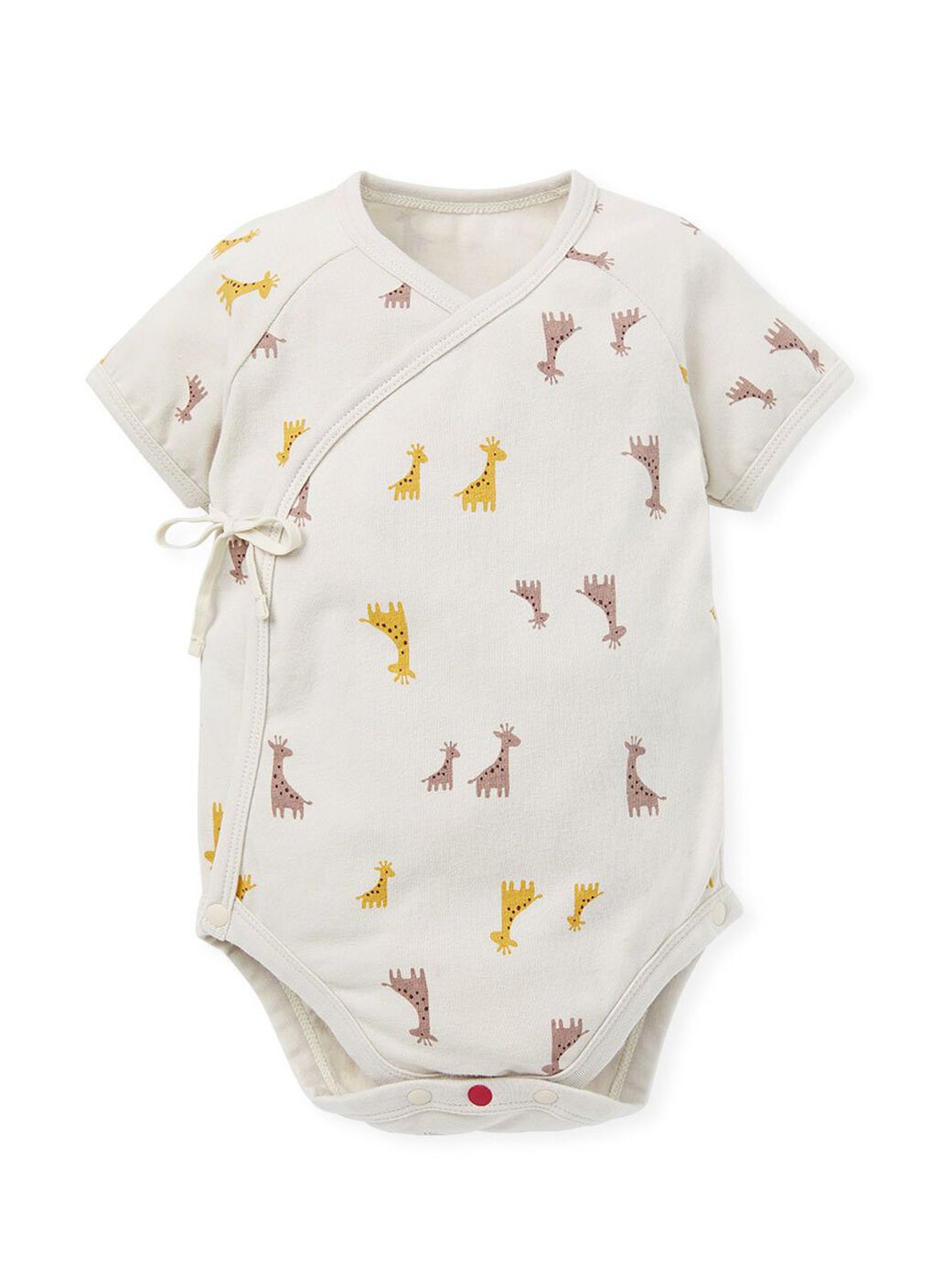 Giraffe Newborn Cotton S/S Bodysuit 2 Pcs Pack, , hi-res image number 1