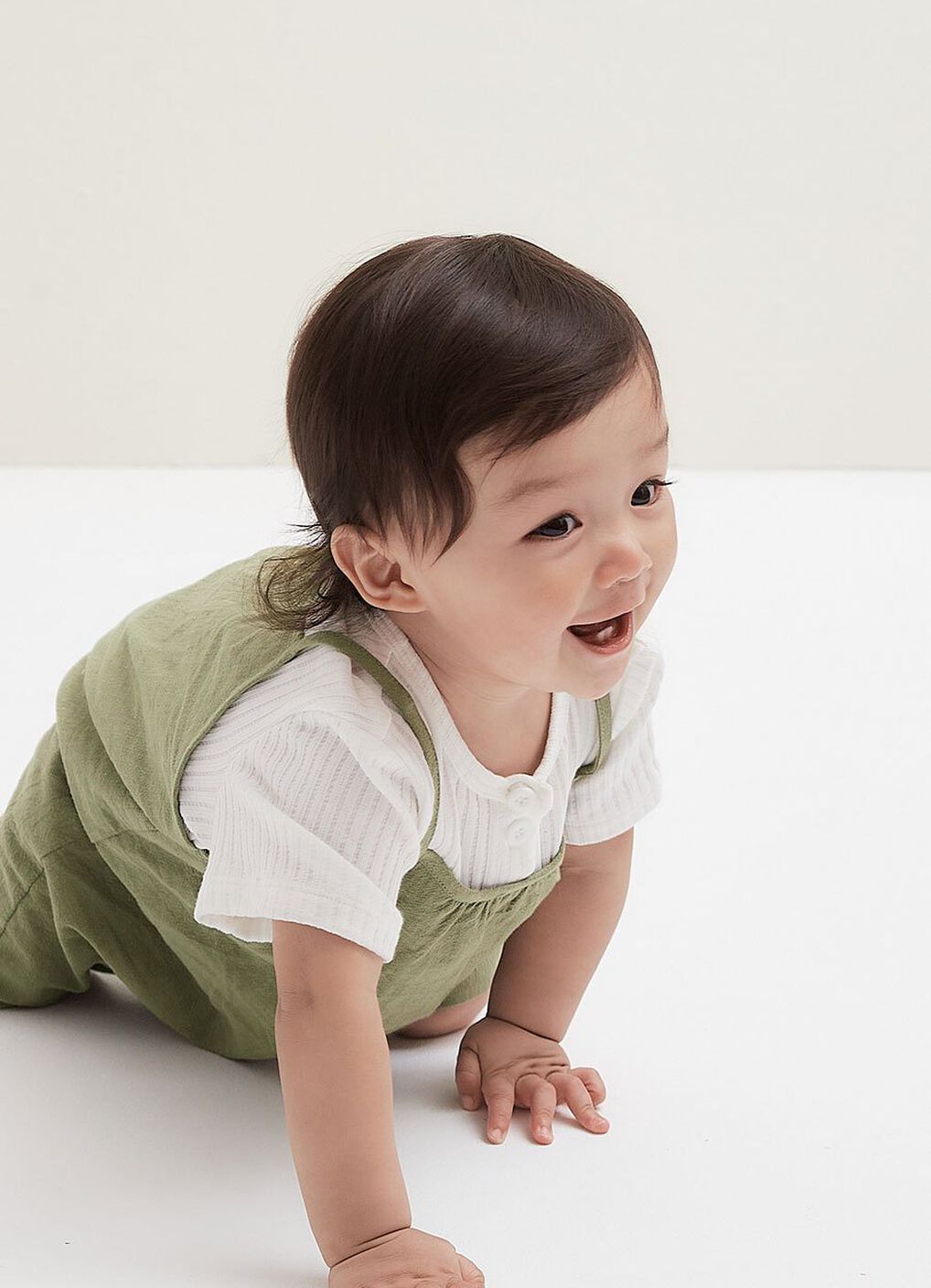 Baby Short Sleeve Romper, , hi-res image number 2