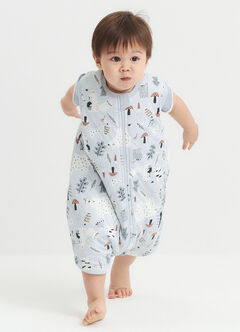 Lightweight Optimum Temp. Sleep Suit-Forest Family, , hi-res