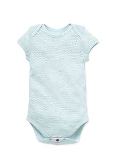 Baby Cotton Mesh Short Sleeve Bodysuit 2 Pack, Lime, hi-res