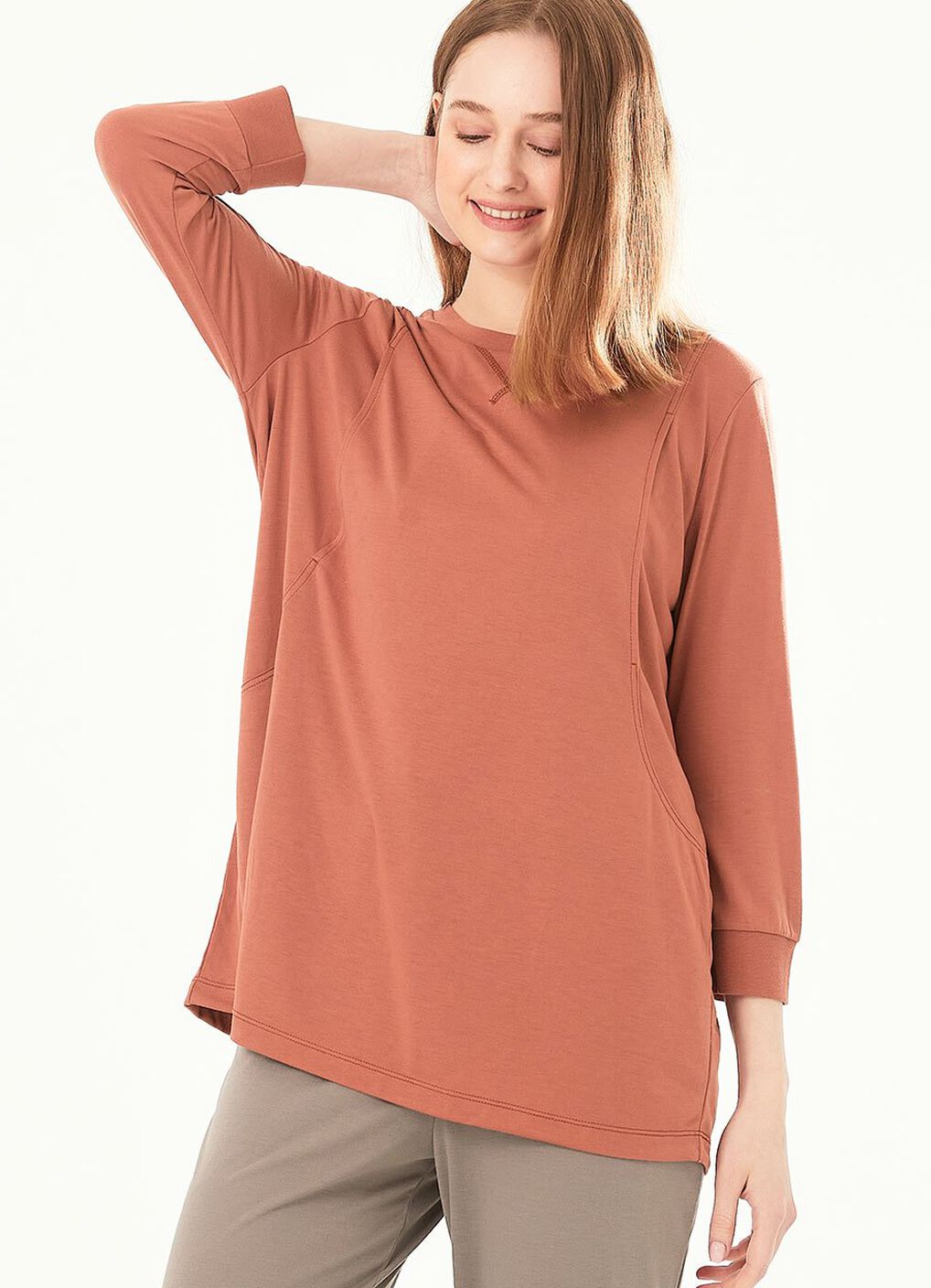 Sweet Dreams Maternity & Nursing Pyjama Set, Mink, hi-res image number 6