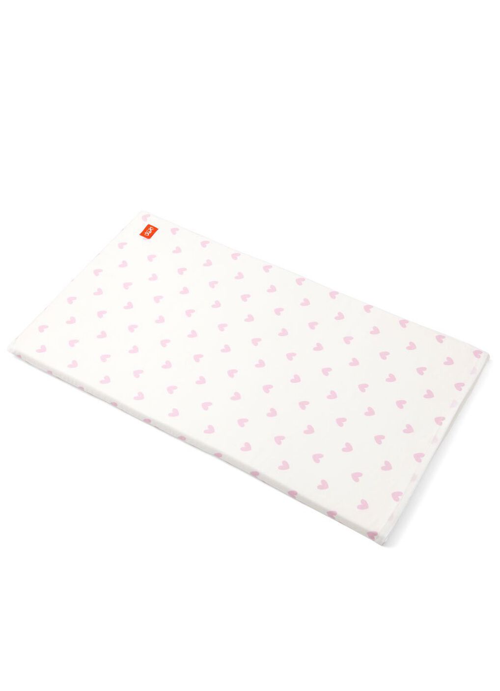 Cotton Heart Baby Box Mattress Sheets, White, hi-res image number 0