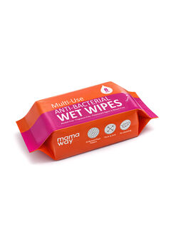 Multi-Use Anti-Bacterial Wet Wipescarry-on bag (4packs per set), , hi-res