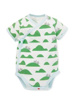 Bicycle Newborn Cotton S/S Bodysuit 2 Pcs Pack, , hi-res