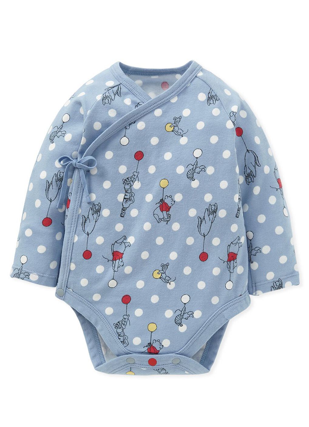 Disney Winnie The Pooh Newborn Cotton L/S Bodysuit 2 Pcs Pack, , hi-res image number 2