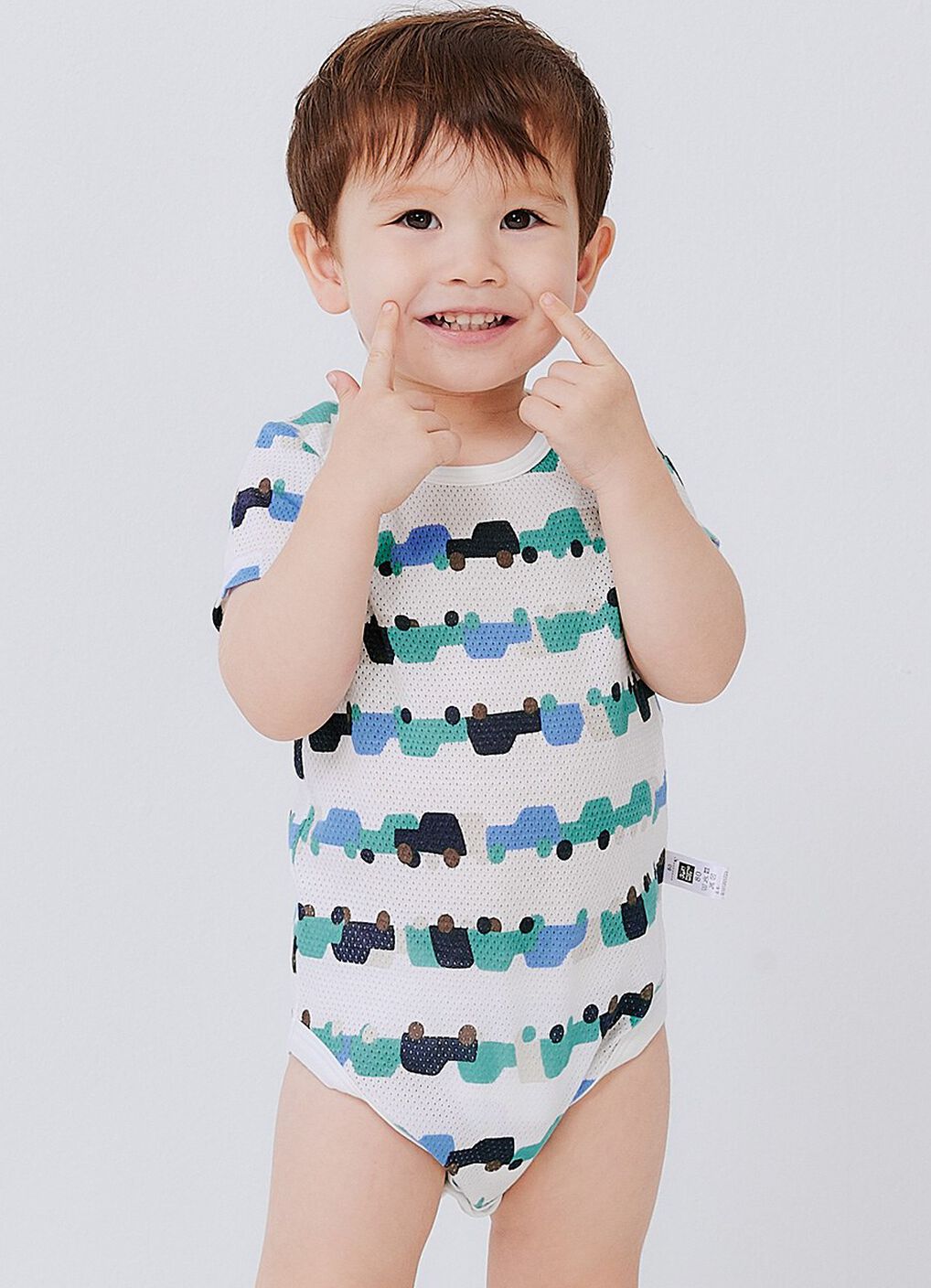 Baby Cotton Mesh Short Sleeve Bodysuit 2 Pack, Sage Green, hi-res image number 1