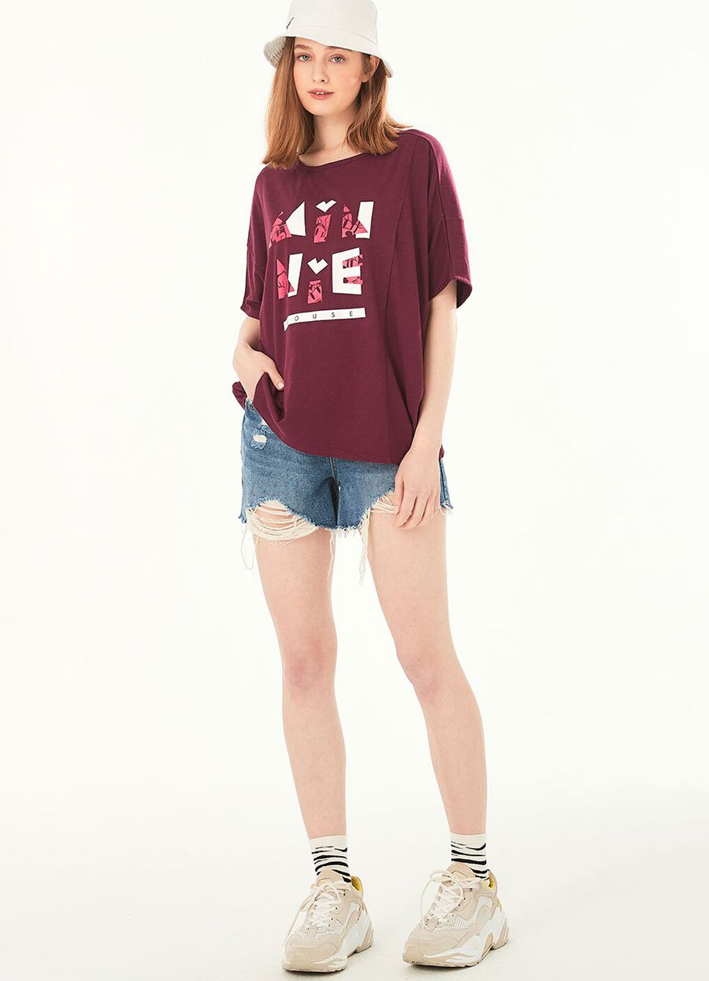 Disney Minnie Maternity & Nursing Top, Berry, hi-res image number 4