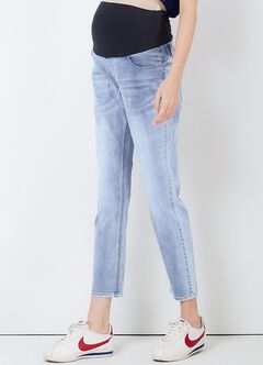 Slim Boyfriend Maternity Jeans, , hi-res
