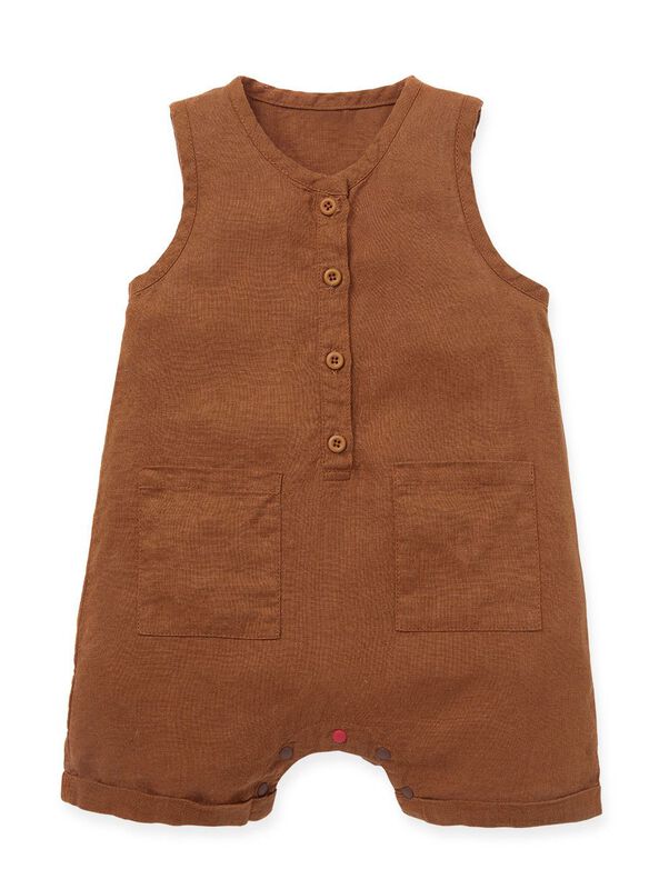 Baby S/L Patch Pocket Romper