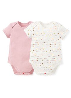 Geometry Baby Cotton Short Sleeve Bodysuit 2 Pack, , hi-res