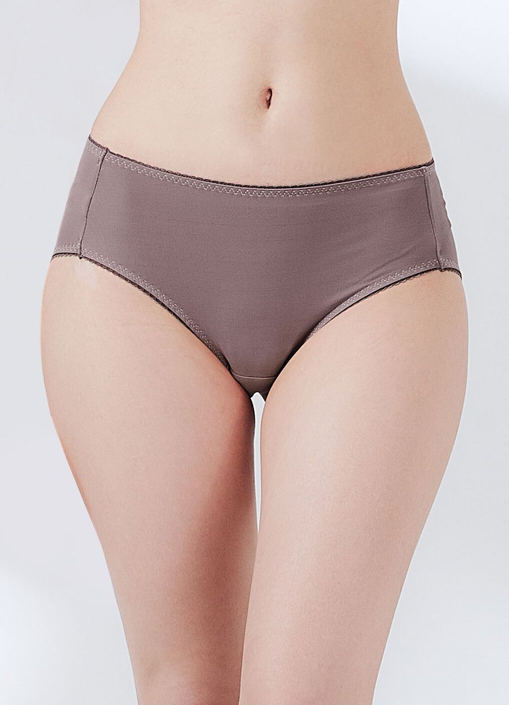 Antibacterial Maternity Midi Briefs 2 Pack, Dusty Purple, hi-res image number 0