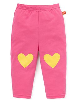 Baby Cotton Full-length Leggings, Fuschia, hi-res