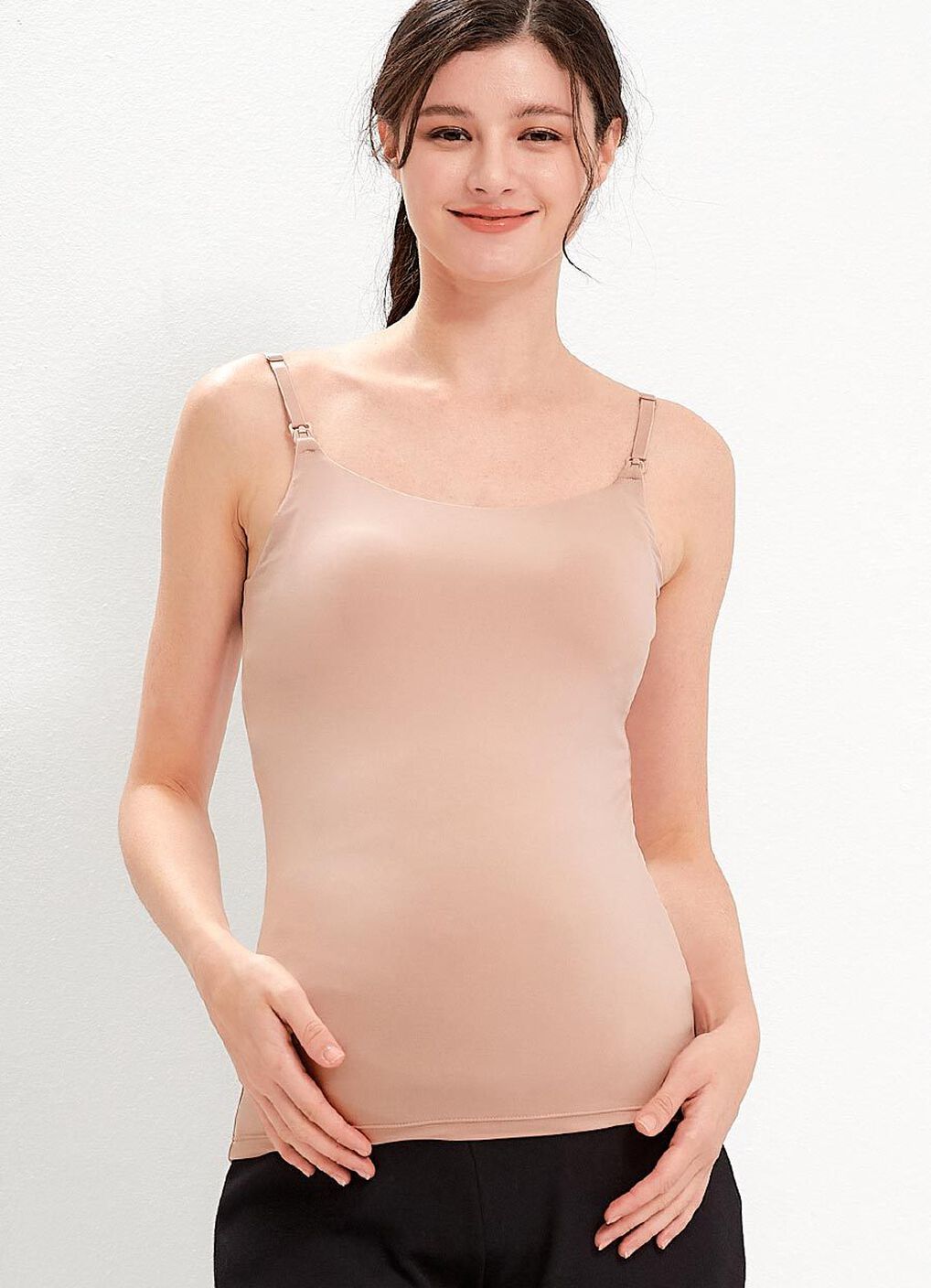 The Signature Maternity Nursing Cami, Dusty Pink, hi-res image number 4