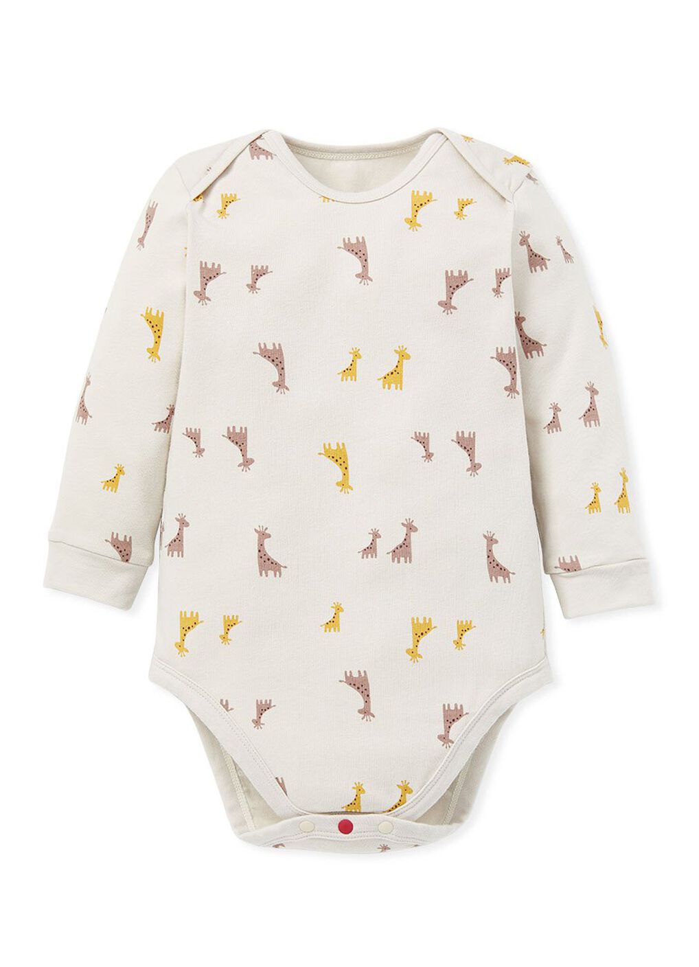 Giraffe Baby Cotton L/S Bodysuit 2 Pack, , hi-res image number 1
