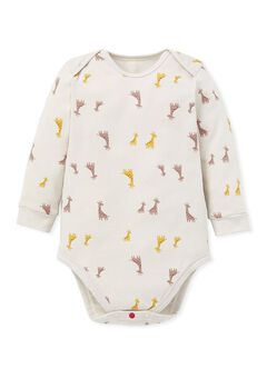 Giraffe Baby Cotton L/S Bodysuit 2 Pack, , hi-res