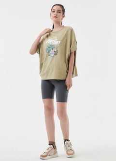 Ultra-Stretch Maternity Biker Shorts, Sage, hi-res