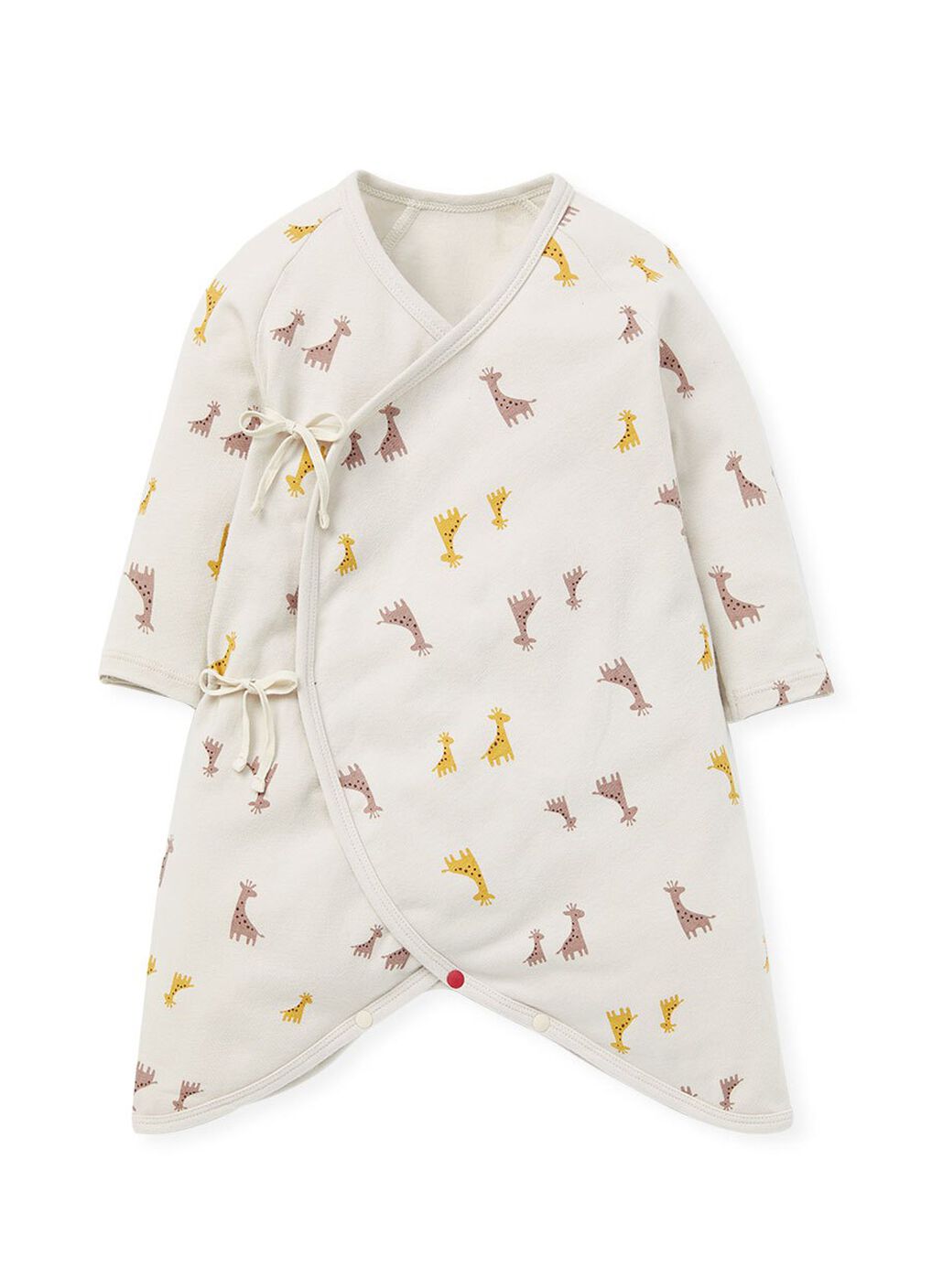 Giraffe Newborn Cotton L/S Romper 2 Pcs Pack, , hi-res image number 1