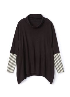 2 in 1 Maternity & Nursing Loose Top, Black, hi-res