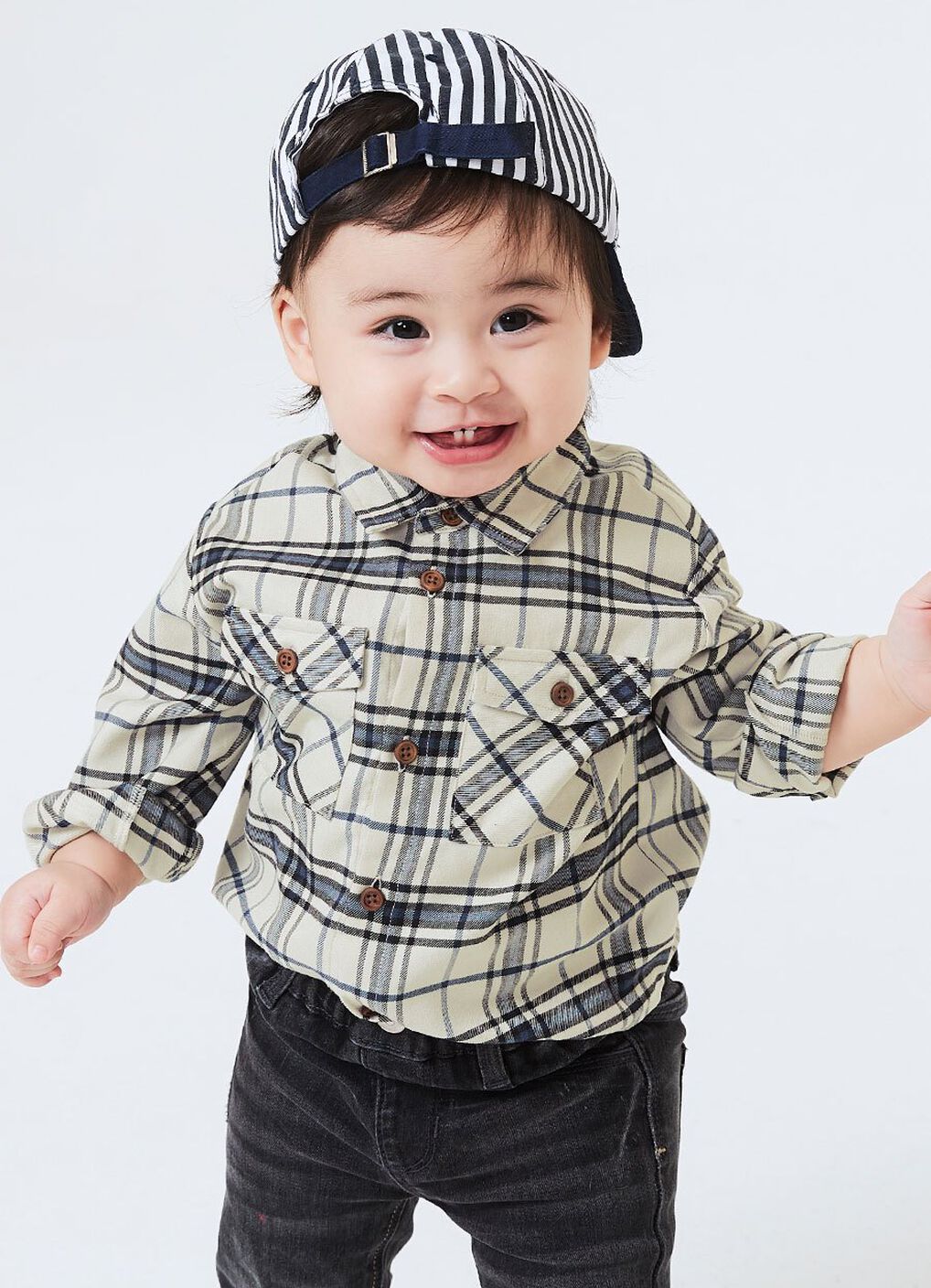 Baby Classic Plaid Shirt, , hi-res image number 1