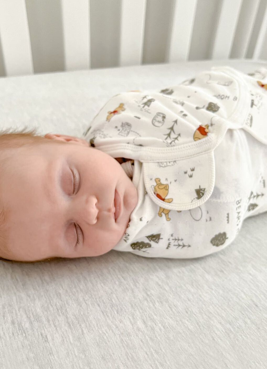 Disney Winnie The Pooh Cocoon Swaddle Wrap 2 Pack-White-F, White, hi-res image number 2