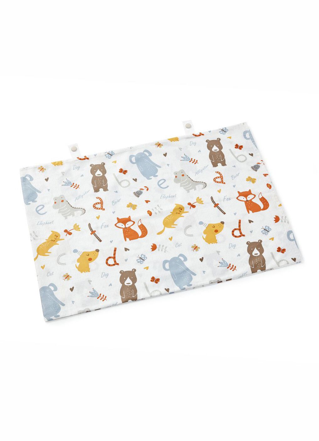 Optimum Temp. Antibacterial Summer Quilt Zoo, Silver, hi-res image number 2