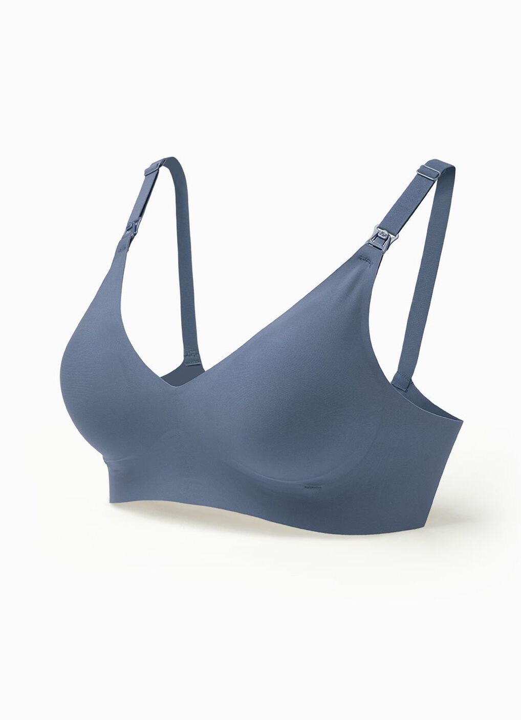 Ultra Silky Seamless Maternity & Nursing Bra, Periwinkle, hi-res image number 5