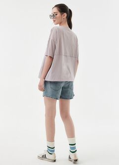 Blend Short Sleeve Maternity & Nursing Top, , hi-res