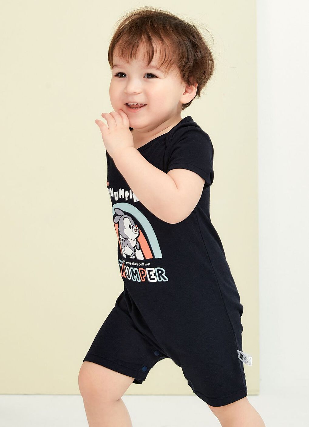 Disney Baby Cotton S/S Romper, , hi-res image number 1