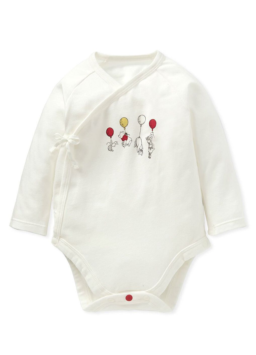 Disney Winnie The Pooh Newborn Cotton L/S Bodysuit 2 Pcs Pack, Yellow, hi-res image number 1