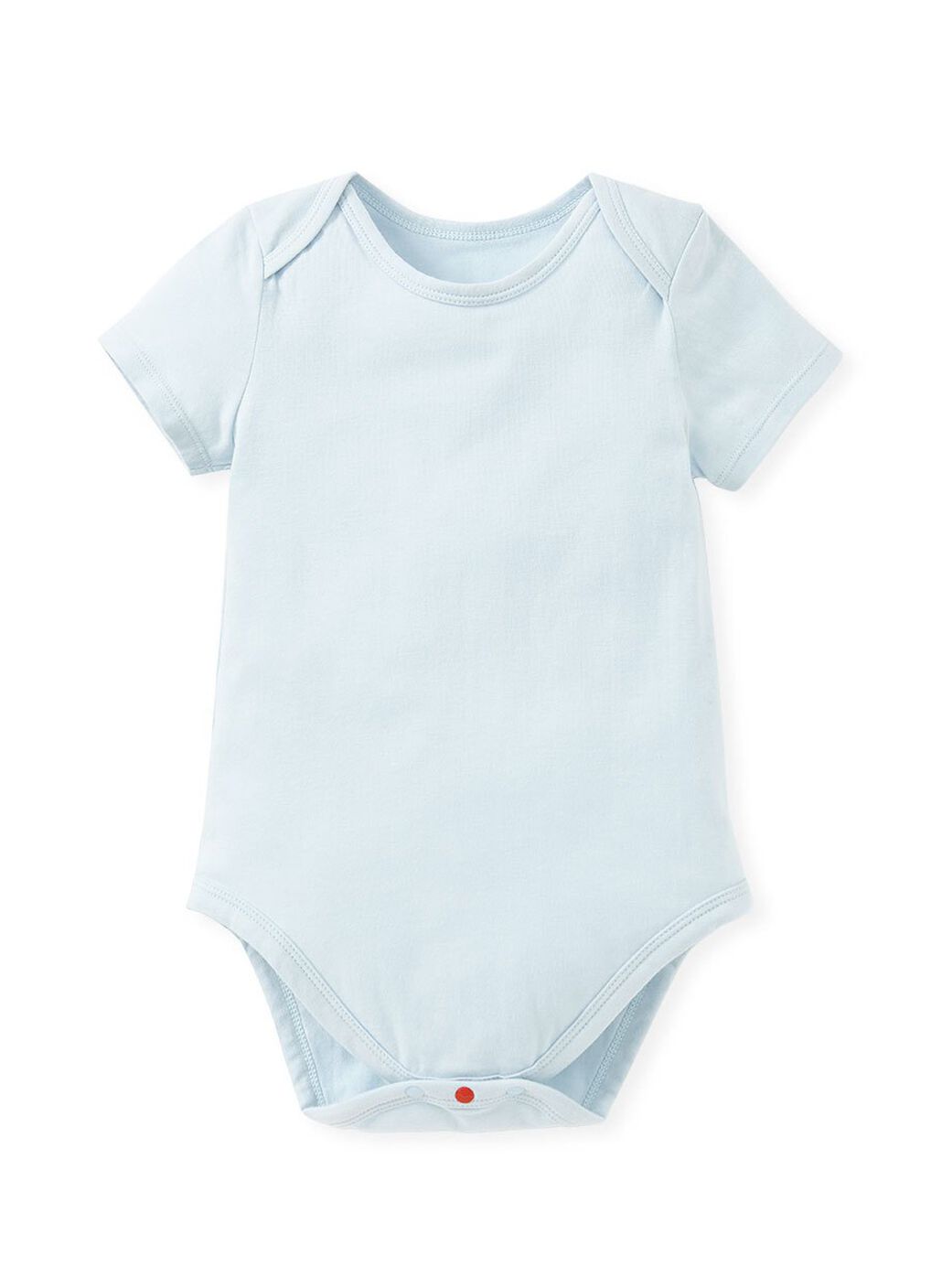 Geometry Baby Cotton Short Sleeve Bodysuit 2 Pack, Light Blue, hi-res image number 2