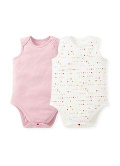 Geometry Baby Cotton Sleeveless Bodysuit 2 Pack, , hi-res
