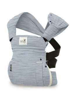 4D Lace-up Baby Carrier 2, Blue Grey, hi-res