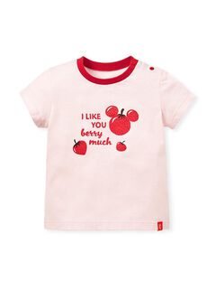 Disney Strawberry Mickey Baby Cotton Short Sleeve Tee, , hi-res