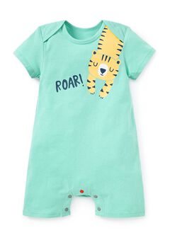 Tiger Baby Cotton S/S Romper, , hi-res