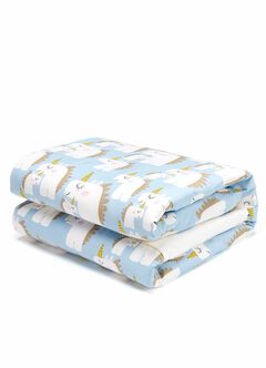 Optimum Temp. Antibacterial Summer Quilt (Unicorn), Blue Grey, hi-res