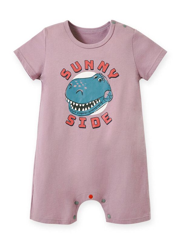Disney Sunny Side Rex Baby Cotton Short Sleeve Romper