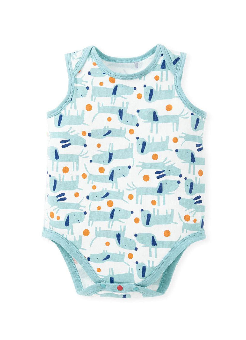 Puppy Baby Cotton Sleeveless Bodysuit 2 Pack, , hi-res image number 3
