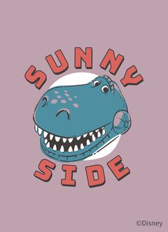 Disney Sunny Side Rex Baby Cotton Short Sleeve Romper, , hi-res