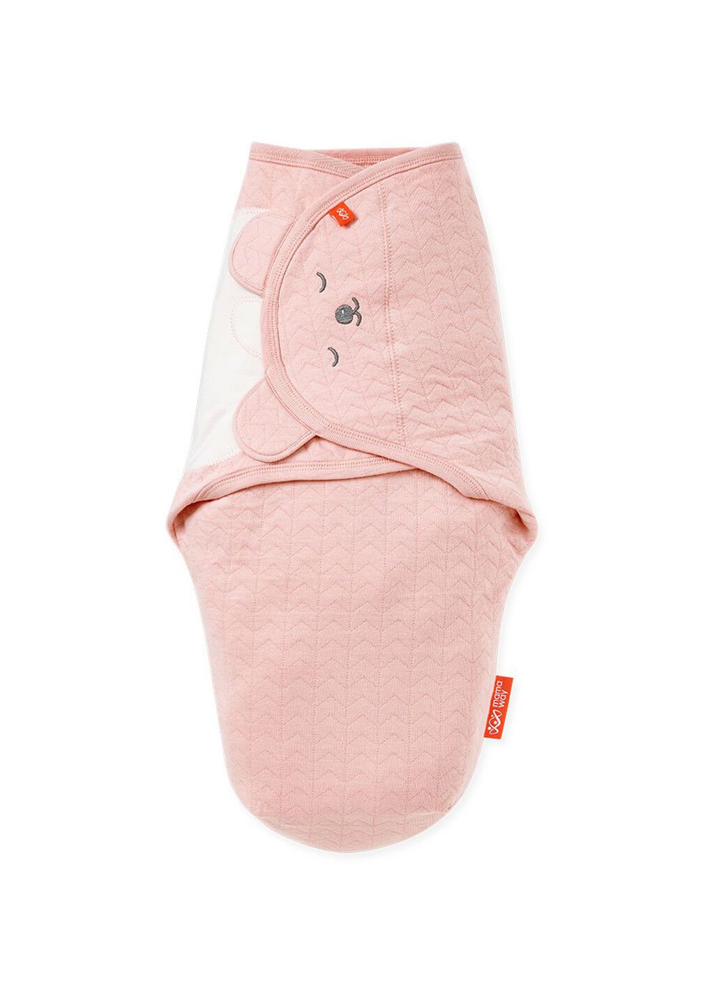 Antibacterial Newborn Cocoon Swaddle Gift Set-Sleeping Bear, Pink, hi-res image number 1