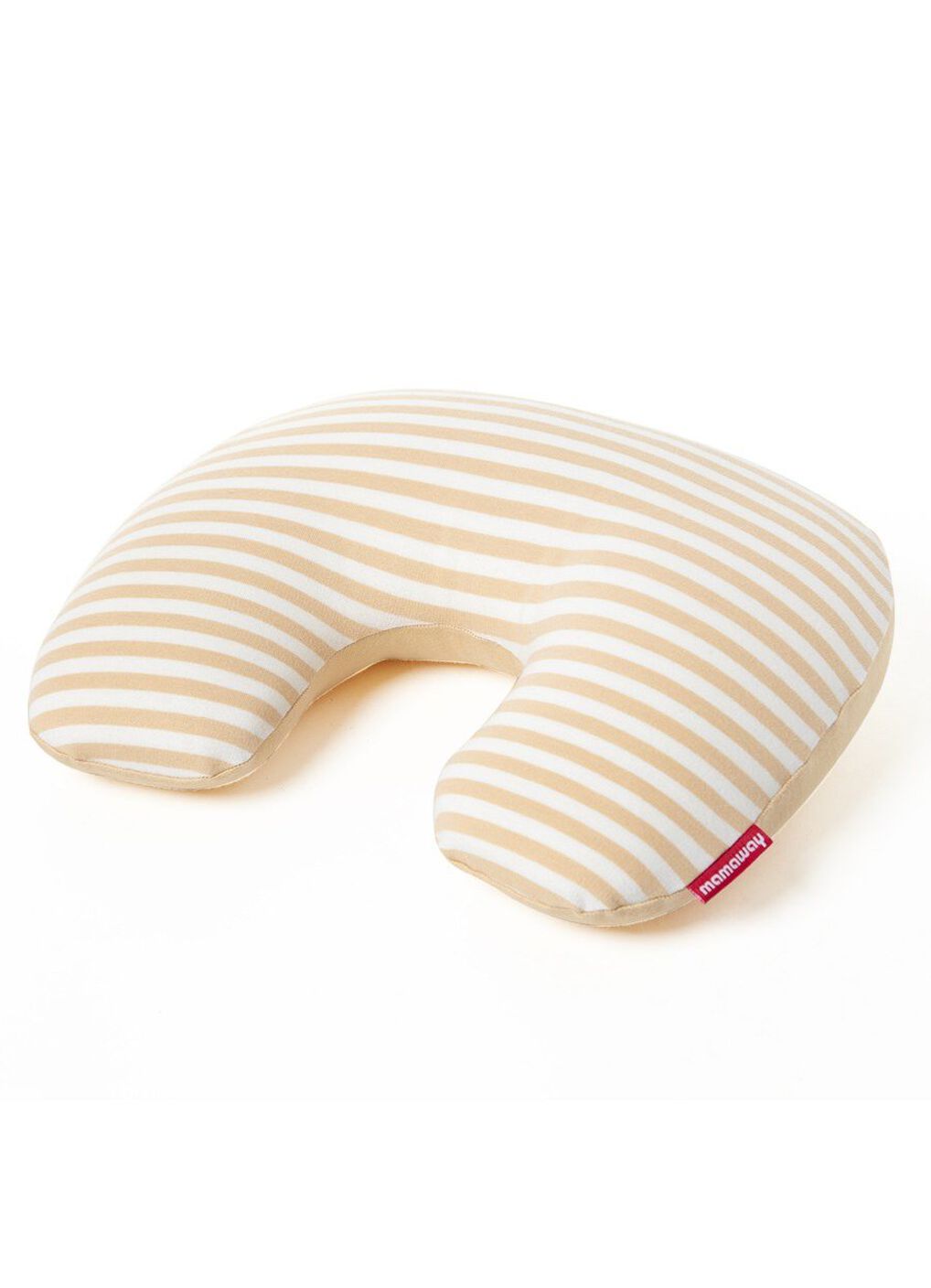 Hypoallergenic Neck Pillow Case - Yellow Stripe, Butter, hi-res image number 1