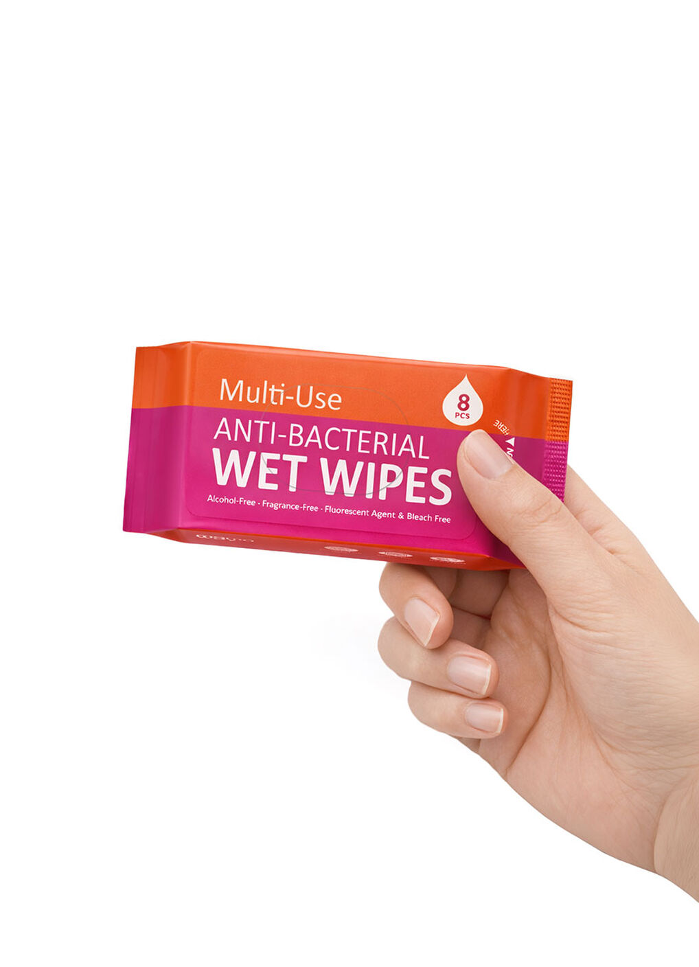 Multi-Use Anti-Bacterial Wet Wipescarry-on bag (4packs per set), , hi-res image number 1