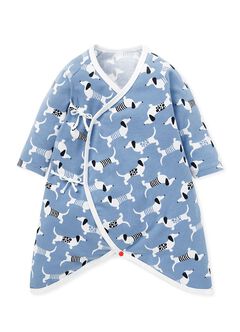 Puppy Newborn Cotton L/S Romper 2 Pcs Pack, , hi-res