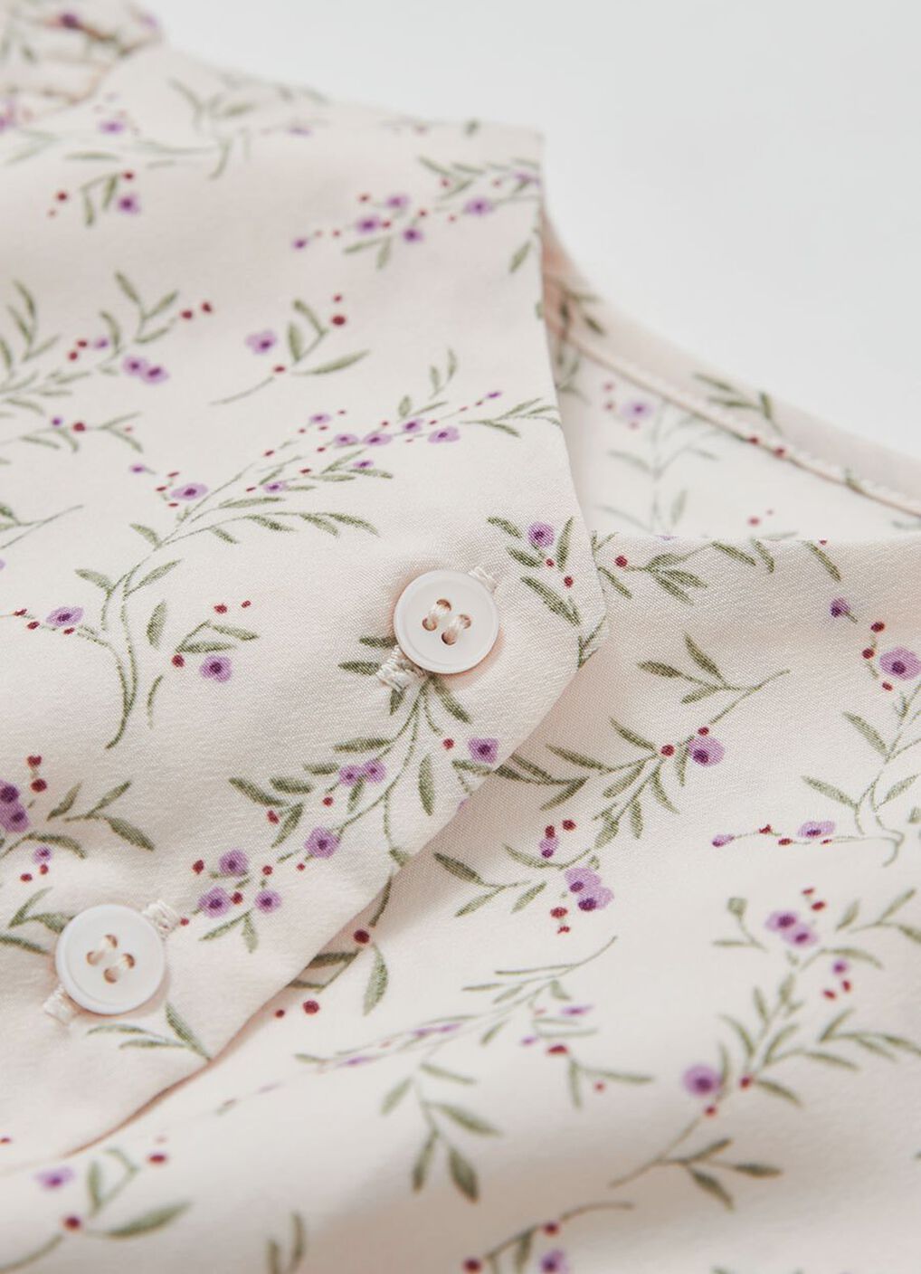 Floral-print Baby Short Sleeve Romper, , hi-res image number 2