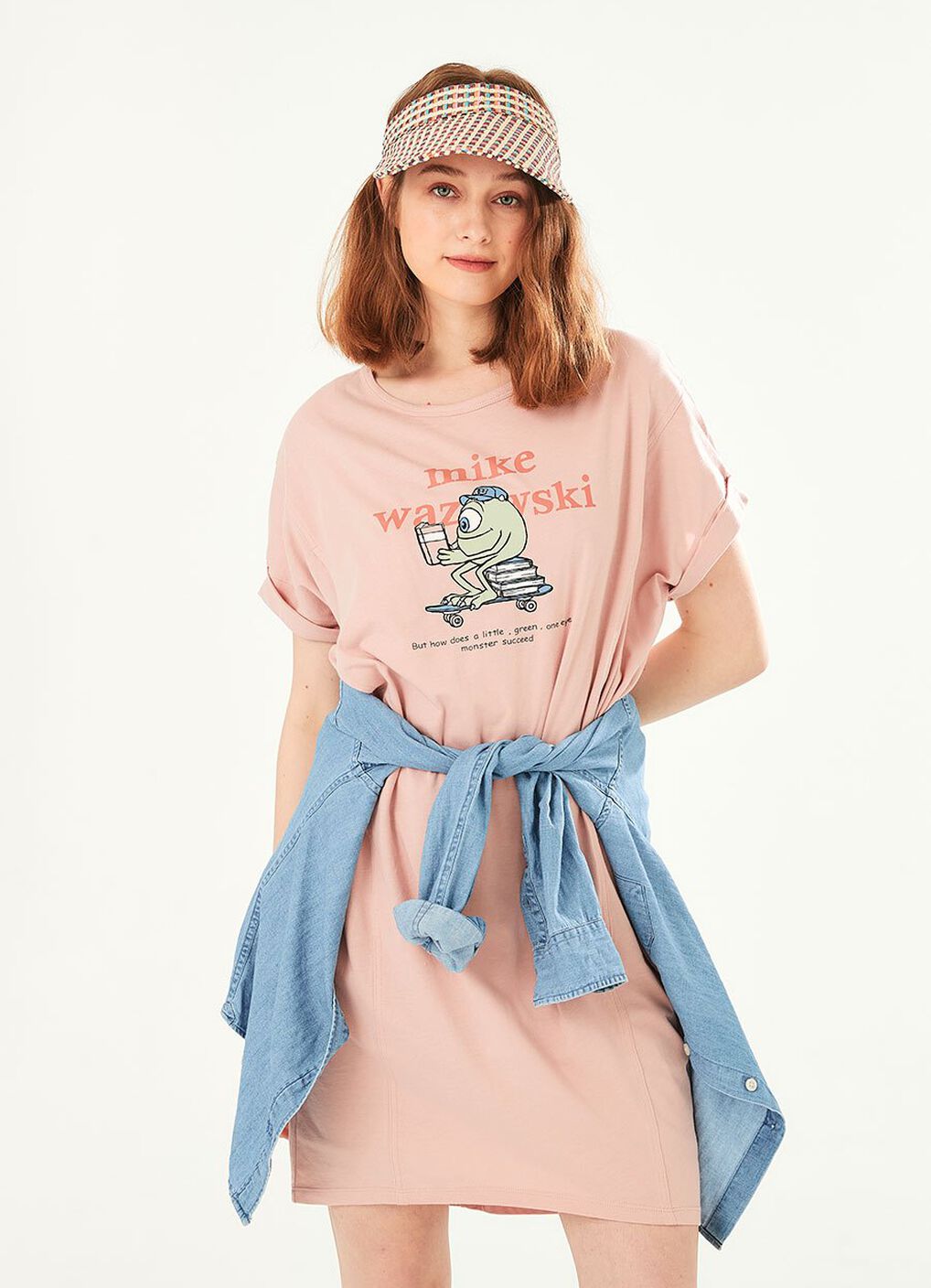 Disney Mike Maternity & Nursing Long Top, Dusty Pink, hi-res image number 3