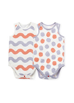 Baby Cotton S/L Bodysuit 2 Pcs Pack, , hi-res