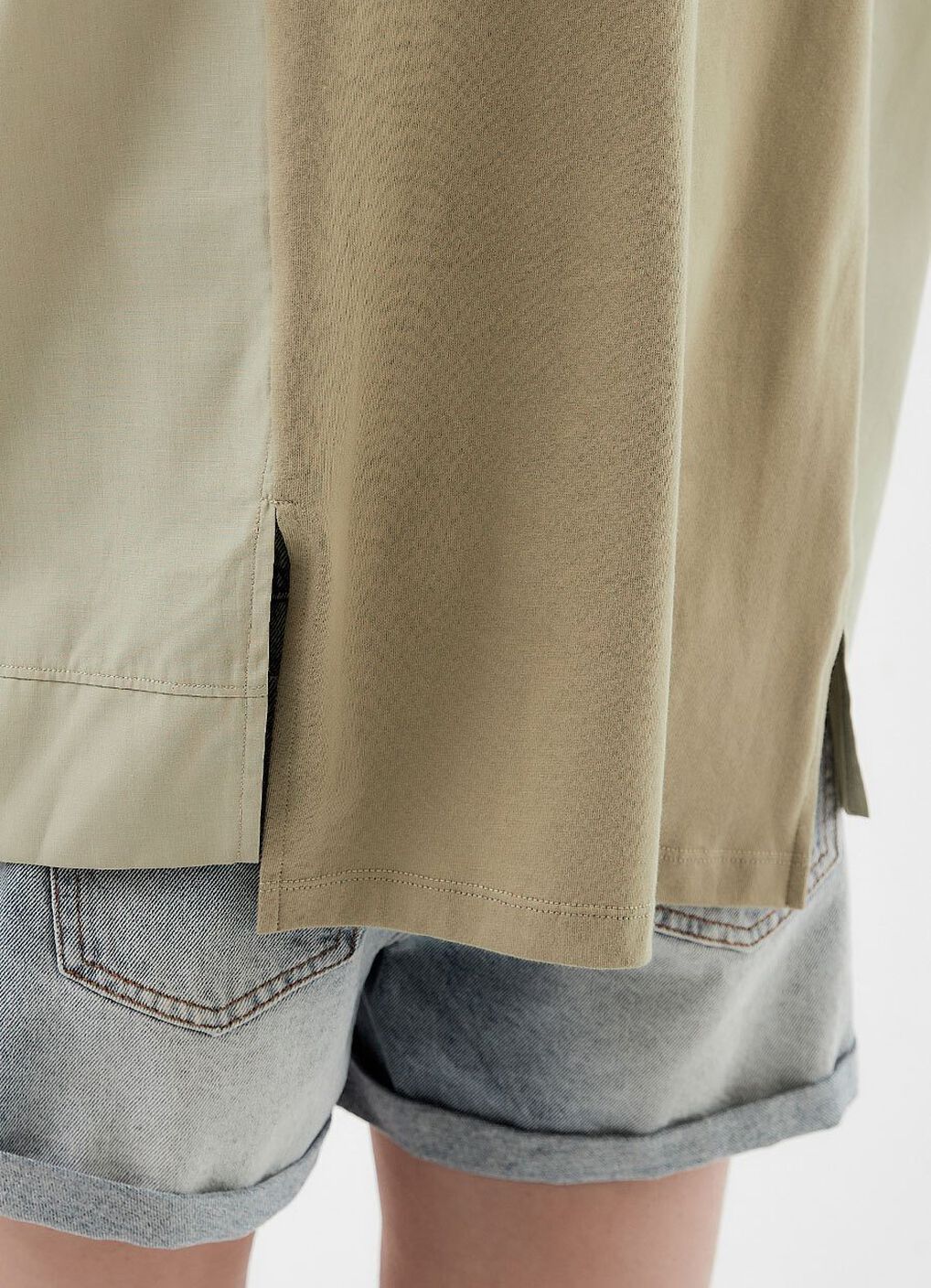 Blend Spilt Hem Maternity & Nursing Top, , hi-res image number 3